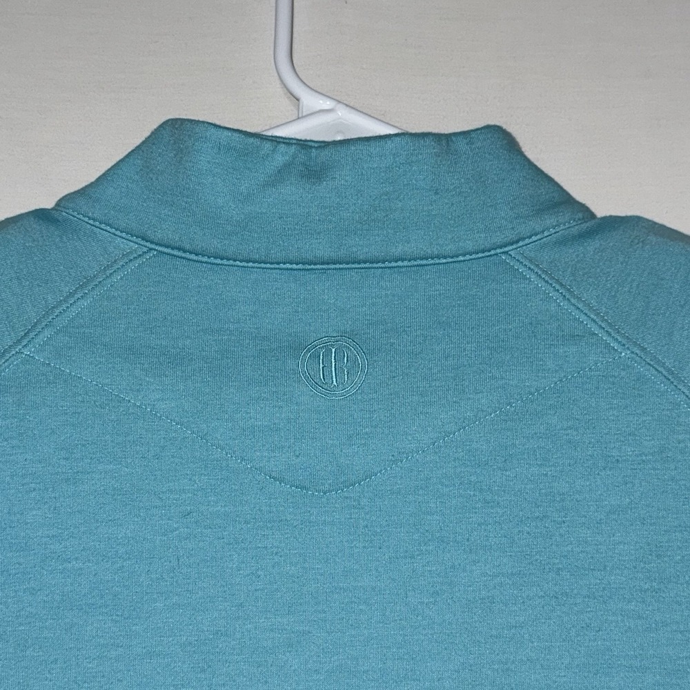 Holderness & Bourne Pullover Mens Large Blue Quarter Zip Golf Pittsburgh Logo - Picture 7 of 9